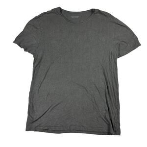 AllSaints Men's Gray Tonic Crew Neck T-Shirt Basic Cotton Size L